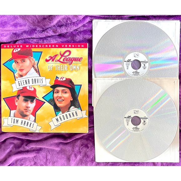 MADONNA ~ A LEAGUE OF THEIR OWN ~ DOUBLE LASER DISC 1992 DELUXE EDITION ~  RARE - Picture 1 of 7